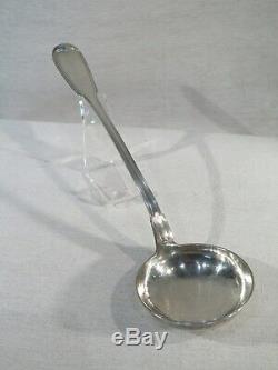 Old Pretty Ladle Of Service In Sterling Silver Model Nets Poincon Minerva