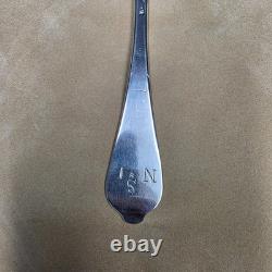 Old Rare Thomas Sadler Spoon in Solid Silver 1701/1707