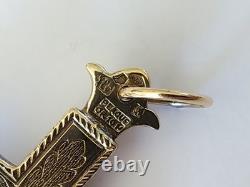 Old Regional Cross of Beaufortain with Solid Silver Heart, Vermeil, Savoie