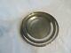 Old Round Plate In Solid Silver 1793 (638 Gr) Goldsmith G B A