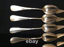 Old Russian Silver Covers 84 Set Of 12 Forks - 12 Spoons