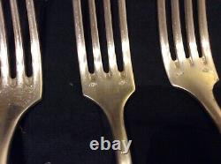 Old Russian Silver Covers 84 Set Of 12 Forks - 12 Spoons