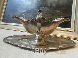 Old Saucer In Sterling Silver Poincon Minerve Age 19 Th Style L XV