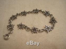 Old Silver Bracelet Pentacrines Stars Of St Vincent Digne Les Bains