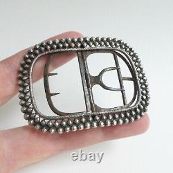 Old Silver Buckle 75 MM Late 18th / Early 19th Century