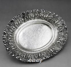 Old Silver Footed Bowl Hallmarked Asia Cambodia Thailand