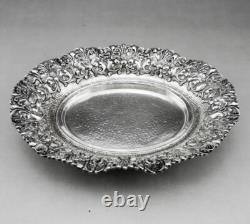Old Silver Footed Bowl Hallmarked Asia Cambodia Thailand