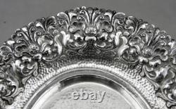 Old Silver Footed Bowl Hallmarked Asia Cambodia Thailand