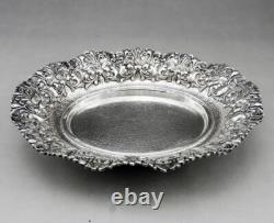 Old Silver Footed Bowl Hallmarked Asia Cambodia Thailand