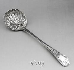 Old Silver Powdered Spoon with Vieillard Hallmark 1819-1838