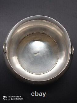 Old Silver Russian XIX Century Pot, Cup, Bucket, Bowl, Plate, Hallmarked