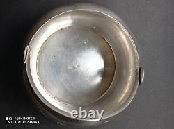 Old Silver Russian XIX Century Pot, Cup, Bucket, Bowl, Plate, Hallmarked