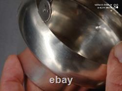 Old Silver Russian XIX Century Pot, Cup, Bucket, Bowl, Plate, Hallmarked