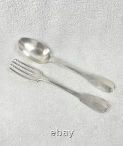 Old Silver Solid Silver Spoon