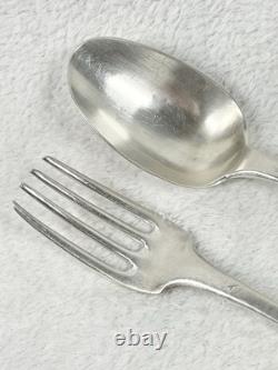 Old Silver Solid Silver Spoon