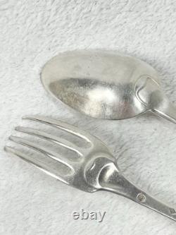Old Silver Solid Silver Spoon