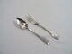 Old Silver Spoon And Fork With Solid Silver Hallmarks