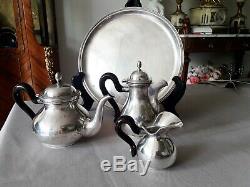 Old Silver Tea Set Silver 800, 1181g