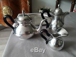 Old Silver Tea Set Silver 800, 1181g