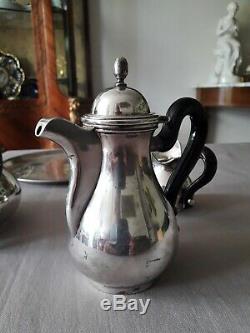 Old Silver Tea Set Silver 800, 1181g