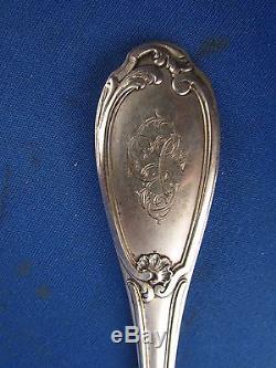 Old Silverware Solid Sterling Silver Minerva St LXV Spoon Fork XIX Bj
