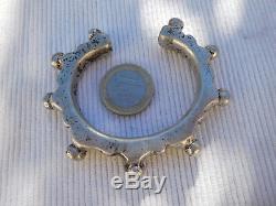 Old Slave Vintage Bracelet Sterling Silver Africa Tuareg 108 Grams Ac25