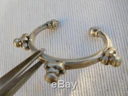 Old Slave Vintage Bracelet Sterling Silver Africa Tuareg 54 Grams Ac23