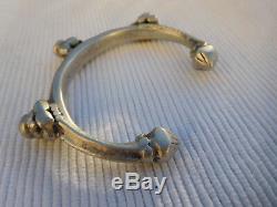 Old Slave Vintage Bracelet Sterling Silver Africa Tuareg 54 Grams Ac23