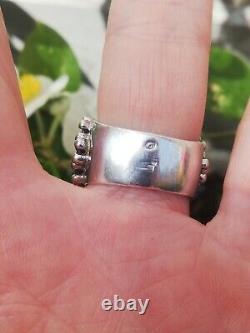 Old Solid Silver 925 New Amethyst Creator Rings