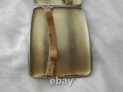 Old Solid Silver Cigarette Case Box