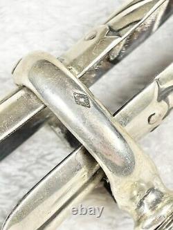 Old Solid Silver Leg Fork