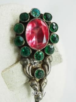 Old Solid Silver Regional Norman Shawl Pin Jewelry