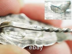 Old Solid Silver Regional Norman Shawl Pin Jewelry