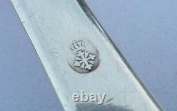 Old Solid Silver Stew Spoon / C/t 02