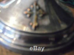 Old Sterling Silver Chalice Minerva Vermeil Cross Church Altar Mass