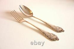 Old Tableware Silver Solid Goldsmith Debain Alphonse