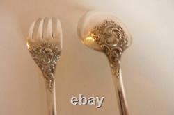 Old Tableware Silver Solid Goldsmith Debain Alphonse