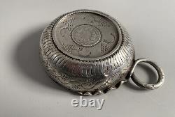 Old Tastevin In Solid Silver With Currency 1 Franc Napoleon III 1859 Snake