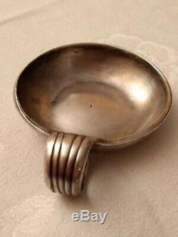 Old Tastevin In Sterling Silver From 1760 Punches XVIII Century Silver Wine