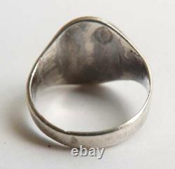 Old Vendean Heart Ring In Solid Argent Silver Ring Heart Antique Jewel