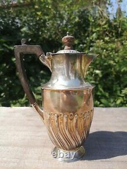 Old Versatier Silver Coffee Maker Massif Sterling English Poisons