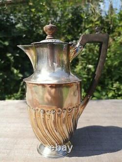 Old Versatier Silver Coffee Maker Massif Sterling English Poisons