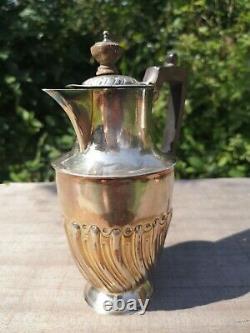 Old Versatier Silver Coffee Maker Massif Sterling English Poisons