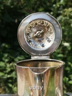 Old Versatier Silver Coffee Maker Massif Sterling English Poisons