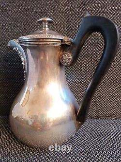 Old Versaver Silver Teapot Massif Goldsmith Veyrat XIX