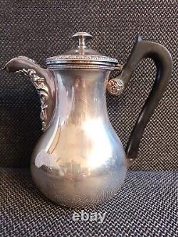 Old Versaver Silver Teapot Massif Goldsmith Veyrat XIX