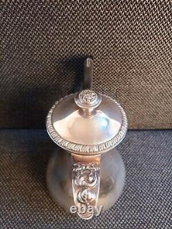 Old Versaver Silver Teapot Massif Goldsmith Veyrat XIX