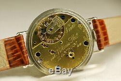 Old Watch 35mm Silver 1900 Army & Navy Silver Vintage Watch