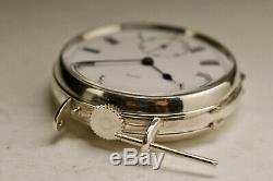 Old Watch 35mm Silver 1900 Army & Navy Silver Vintage Watch