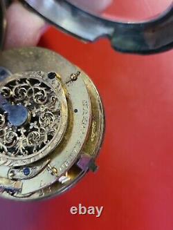 Old Watch Cosset Coq Fleury Solid Silver Works